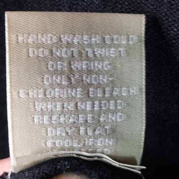 Joan Vass Open Front Ribbed Cardigan Size S Small - Picture 7 of 7